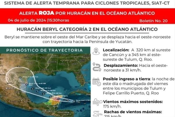 A partir de esta noche se esperan en todo el estado lluvias torrenciales y fuertes vientos, por lo cual se solicita a los ciudadanos permanecer en sus hogares.