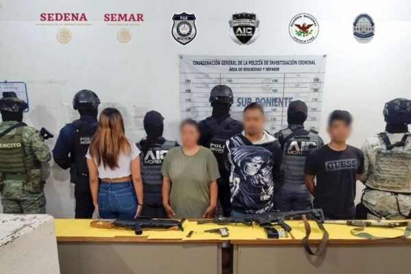 Durante el operativo participaron elementos de la Sedena, Semar, Guardia Nacional y la FGE.