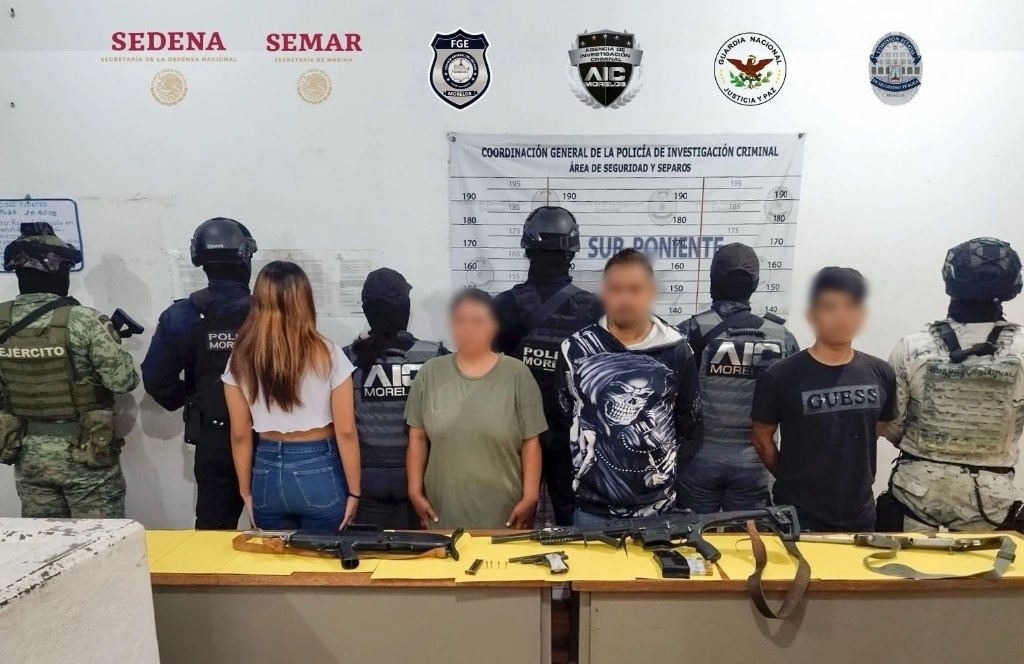 Durante el operativo participaron elementos de la Sedena, Semar, Guardia Nacional y la FGE.