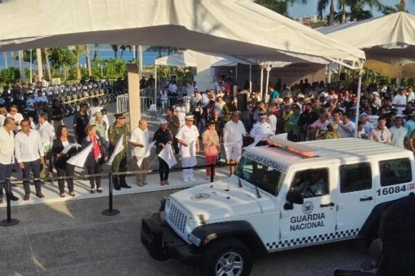 Ceremonia de inicio del operativo especial para la temporada vacacional en Guerrero. 