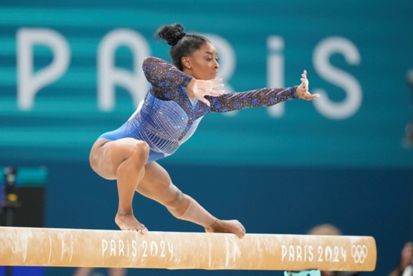 La estadunidense, Simone Biles, consiguió su segunda medalla de oro en París 2024 y la sexta en sus andares olímpicos.