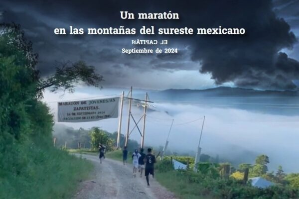 magen publicitaria del maratón zapatista.