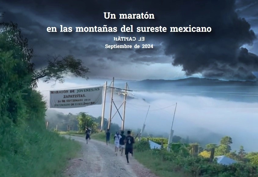 magen publicitaria del maratón zapatista.