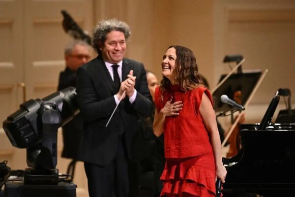 El compositor y director de la Orquesta Filarmónica de Los Ángeles, el venezolano Gustavo Dudamel