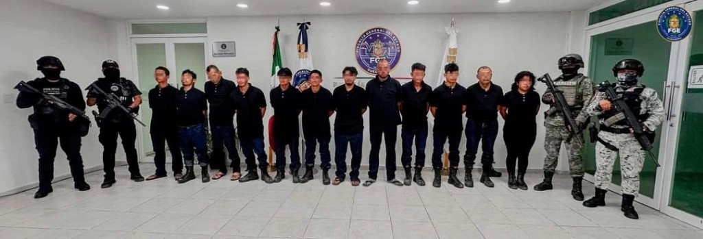 La FGE de Guerrero detalló que son 15 los detenidos por los enfrentamientos entre grupos criminales y las agresiones a bases militares en Tecpan de Galeana.