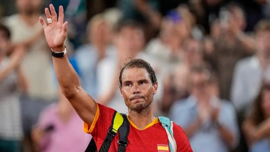 El tenista español Rafael Nadal tras un partido en Roland Garros.