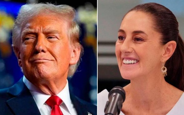 La presidenta de México, Claudia Sheinbaum felicitó a Donald Trump por su triunfo en las elecciones presidenciales del 5 de noviembre de 2024.