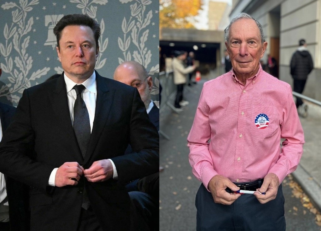 Los magnates Elon Musk y Michael Bloomberg han apoyado abiertamente las campañas de Donald Trump y Kamala Harris, respectivamente.