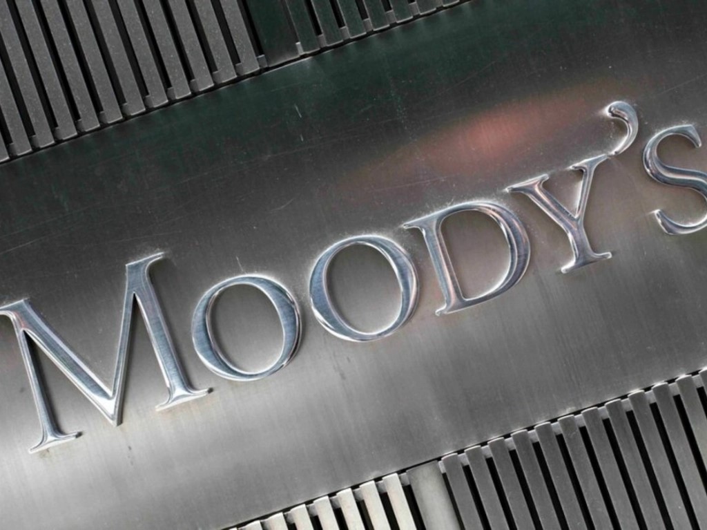 Logotipo de la calificadora Moody’s en imagen de archivo.