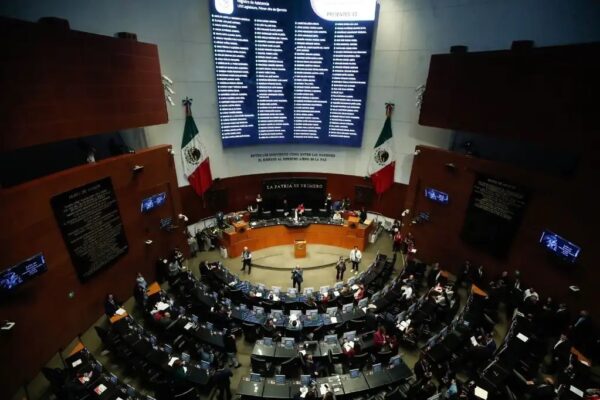 Sesión en el Senado de la República, en la Ciudad de México, el 30 de octubre de 2024.