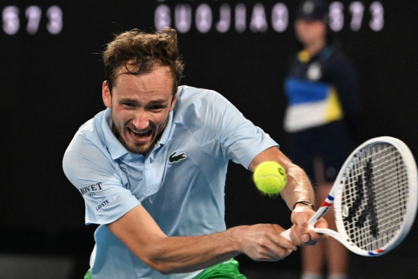 El partido entre Daniil Medvedev y Learner Tien culminó cerca de las 3 de la mañana.