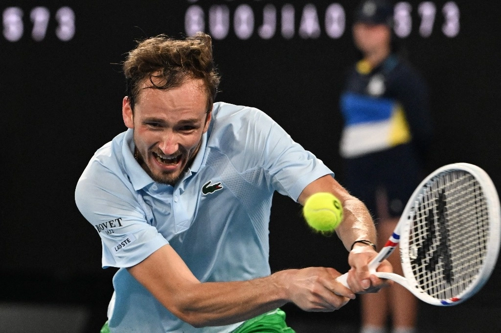 El partido entre Daniil Medvedev y Learner Tien culminó cerca de las 3 de la mañana.