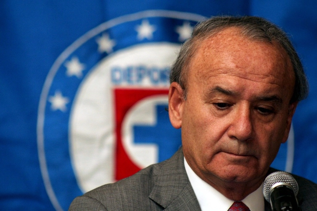 El ex presidente de Sociedad Cooperativa Cruz Azul, Guillermo 'Billy' Álvarez en imagen de archivo.