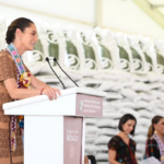 En San Luis Acatlán, Claudia Sheinbaum anunció el programa integral Cosechando Soberanía, que consistirá en créditos con bajas tasas de interés.