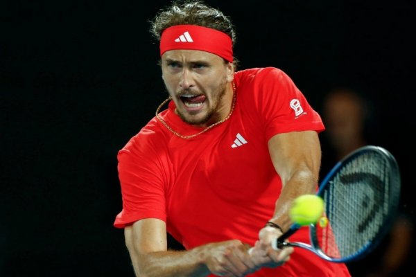 Alexander Zverev durante la final ante Jannik Sinner en el Abierto de Australia, en Melbourne.