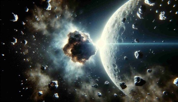 Nuevos cálculos revelan que un asteroide de gran tamaño, cuya probabilidad de impacto contra la Tierra ha aumentado según recientes predicciones, podría desviarse y, en su lugar, colisionar con la Luna.