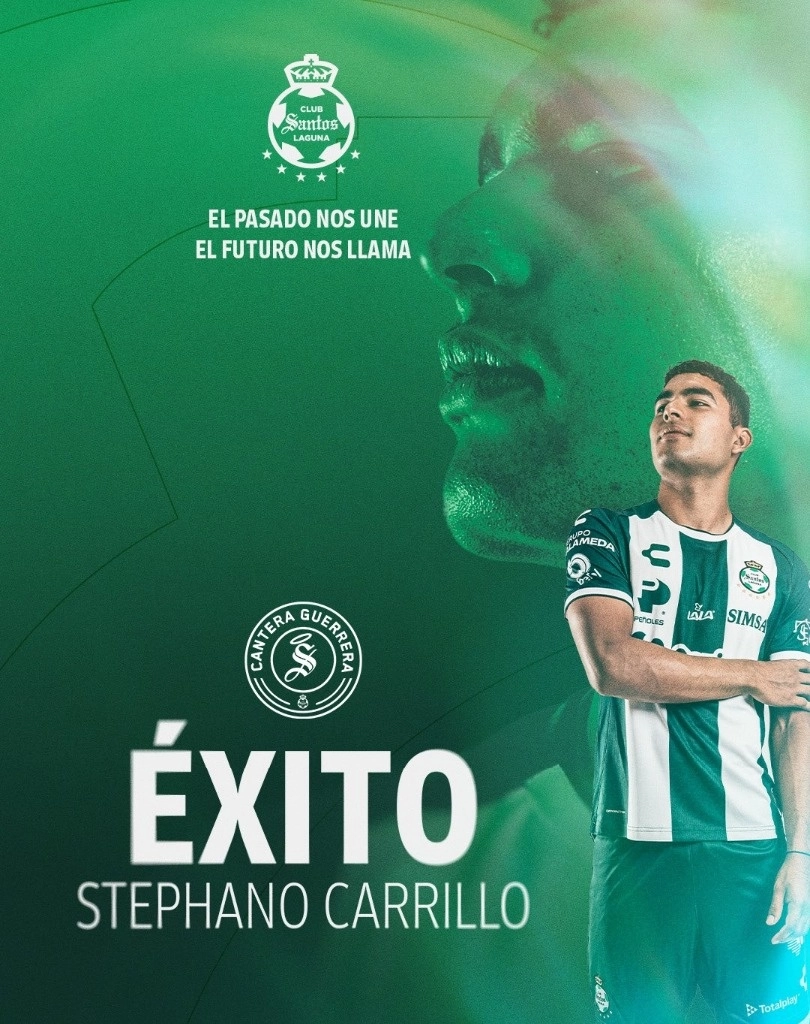 "Stephano Carrillo es oficialmente jugador del Feyenoord, el club ha llegado a un acuerdo con Santos Laguna para el traspaso inmediato del atacante de 18 años", informó el club neerlandés.