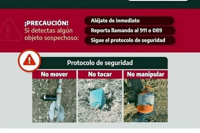 Alerta que el gobierno de Tamaulipas difundió en sus redes.