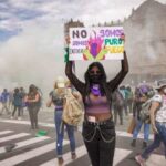 Las mujeres se reunieron masivamente en la plancha del Zócalo capitalino para exigir sus derechos.