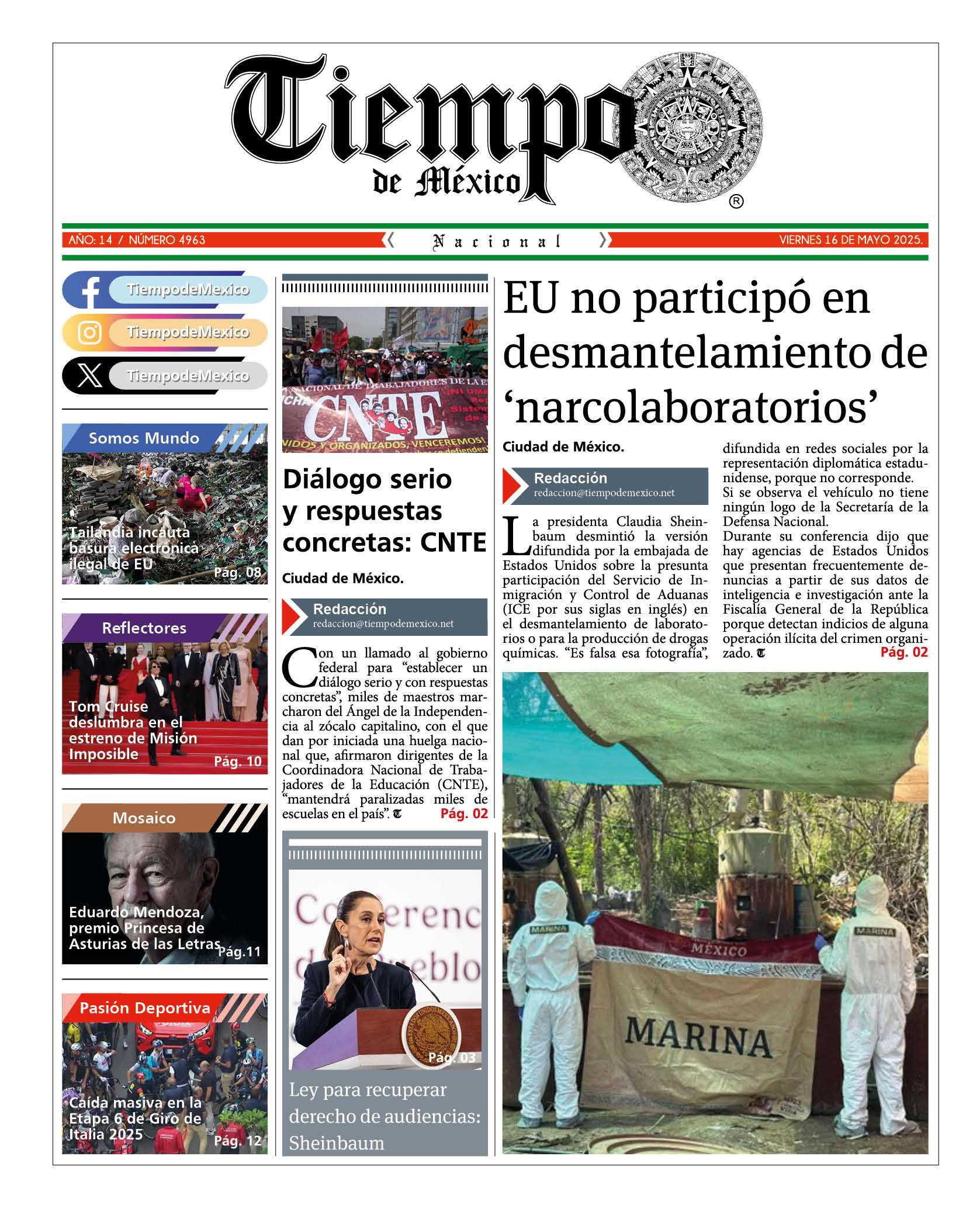 Edición 16 de Mayo 2025
