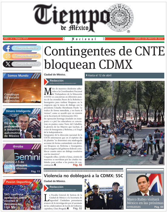 Edición 22 de Mayo 2025 Edición 22 de Mayo 2025