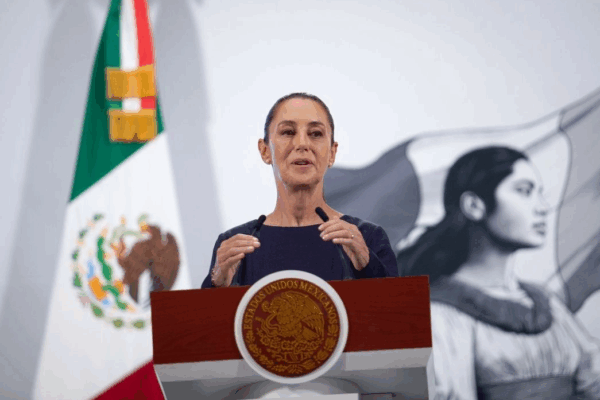 Evita Sheinbaum comentar dichos de Trump Claudia Sheinbaum Pardo, presidenta de México, durante conferencia matutina en el Palacio Nacional.
