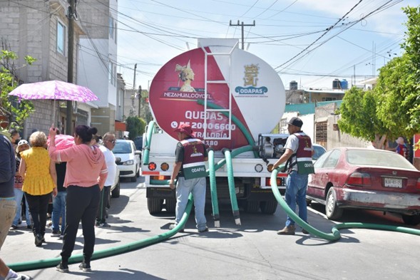 Enfrenta Nezahualcóyotl déficit de agua Atender el desabasto de agua en Nezahualcóyotl está contemplado en el Plan Integral del Oriente de Edomex.