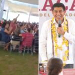 Los reclamos al mandatario morenista Salomón Jara Cruz fueron por el despido de mil 344 trabajadores ocurrido en diciembre pasado, y de los cuales únicamente fueron reintegrados la mitad.