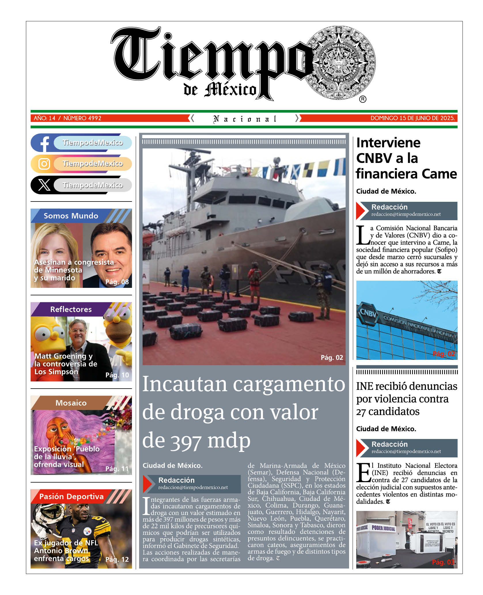 Edición 15 de Junio 2025