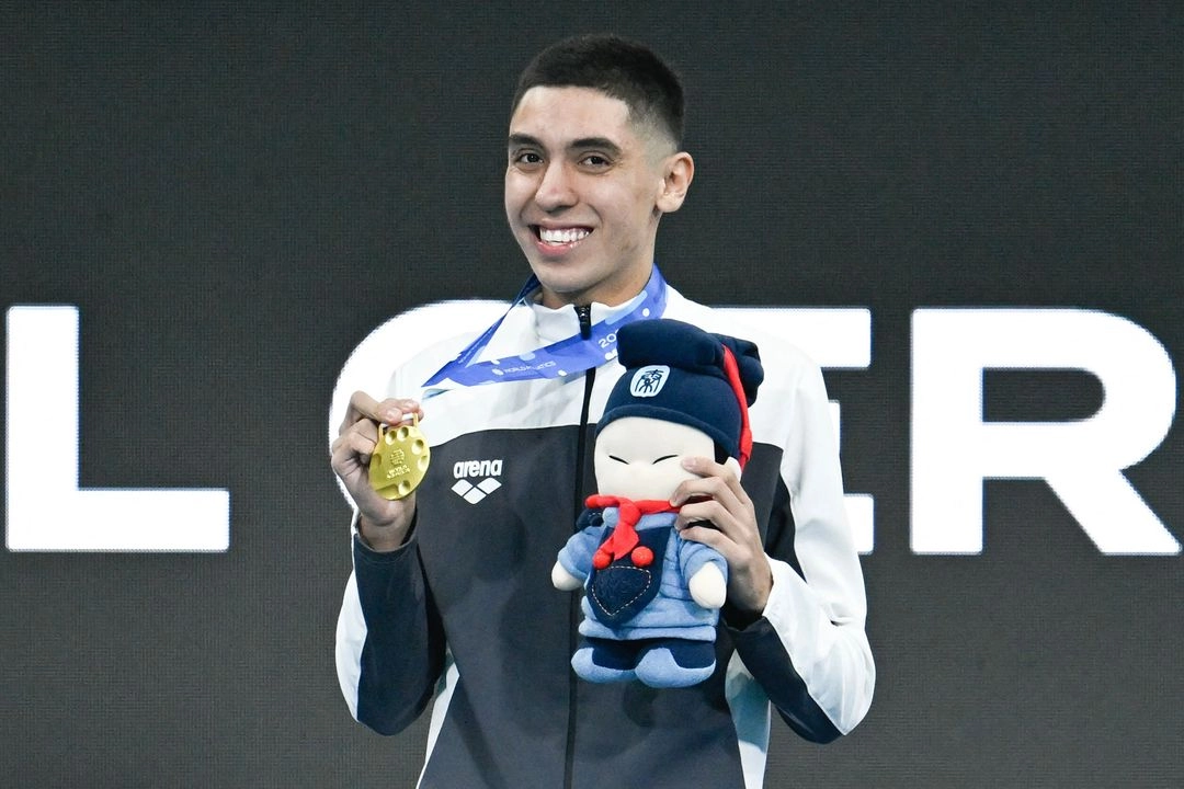 El mexicano Diego Villalobos se impuso al chino Muye Guo, que se llevó la plata, y el bronce fue para el británico Ranjou Tomblin, el 13 de junio de 2025.