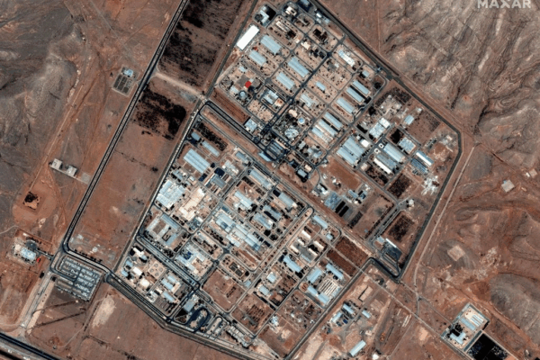 Planta de enriquecimiento nuclear de Isfahán, en el centro de Irán, el 3 de junio de 2025.