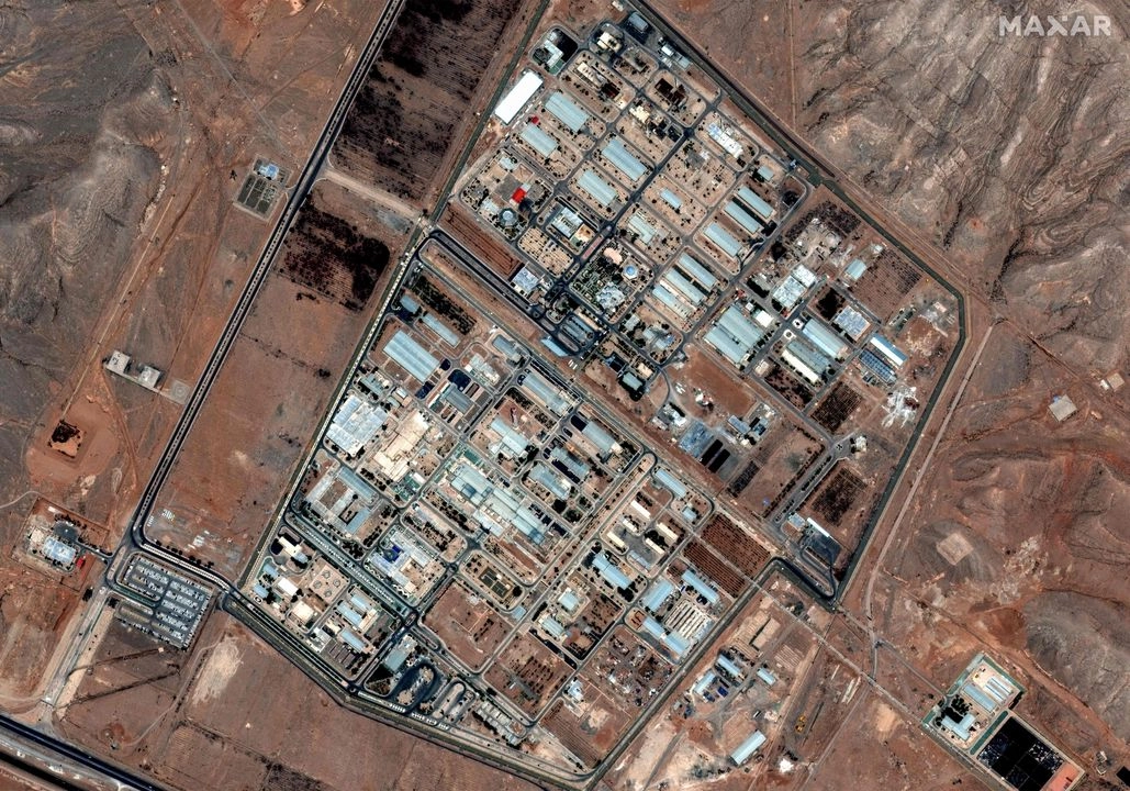 Planta de enriquecimiento nuclear de Isfahán, en el centro de Irán, el 3 de junio de 2025.