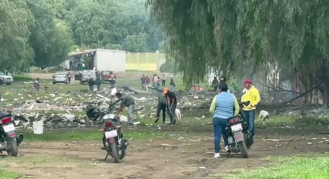 En breve iniciarán los trabajos de reconstrucción de ocho de nueve talleres afectados por las explosiones del pasado 11 de junio en Tultepec.