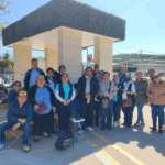 Agremiados a la Sección 35 del SNTSA durante una protesta en imagen de archivo.
