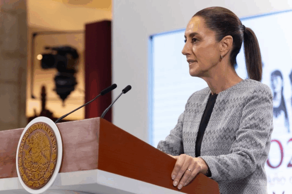Habrá planteamientos sobre el acero: CSP Durante la conferencia de la presidenta Claudia Sheinbaum de este jueves 5 de junio, desde Palacio Nacional.