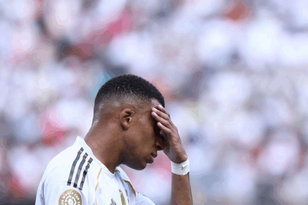 El francés Kylian Mbappé durante un partido con el Real Madrid en el Mundial de Clubes 2025, el 9 de julio de 2025.