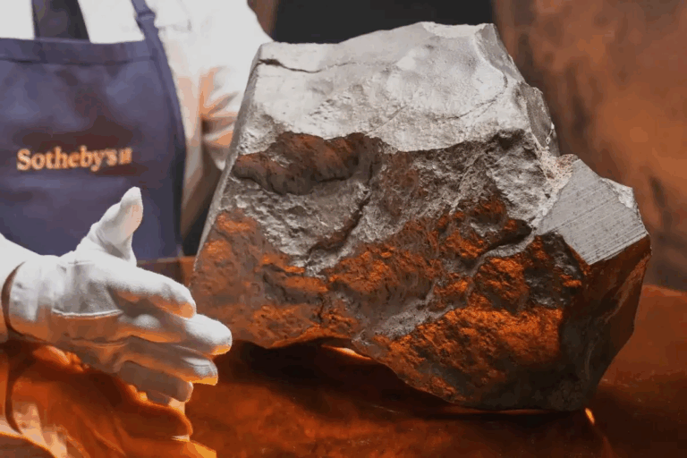Se vende: una roca de 25 kilogramos (54 libras). Precio estimado de subasta: de dos a cuatro millones de dólares. ¿Por qué tan cara? Es el mayor fragmento de Marte jamás encontrado en la Tierra.