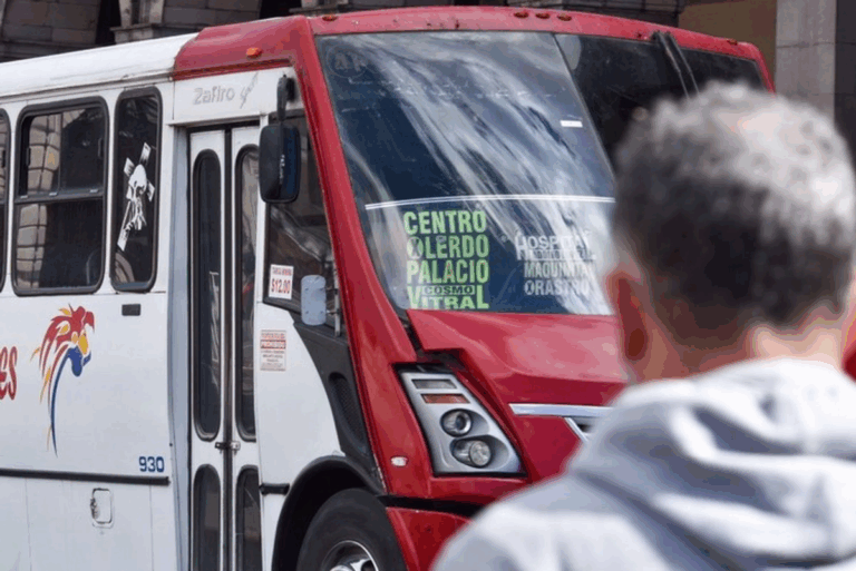 Transporte público en Toluca, Estado de México.