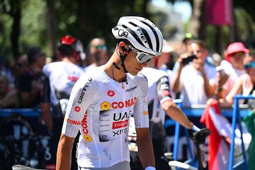 Isaac del Toro llegó en el lugar 37 en la segunda etapa de la Vuelta a Burgos; el mexicano se vio bien físicamente tras sufrir una caída durante la primera jornada de la competencia.