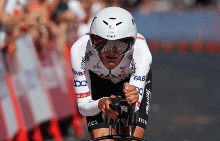 El ciclista mexicano Isaac del Toro se repuso de la caída que sufrió al inicio de la Vuelta a Burgos para finalizar en el cuarto lugar en la tercera etapa de la competencia.