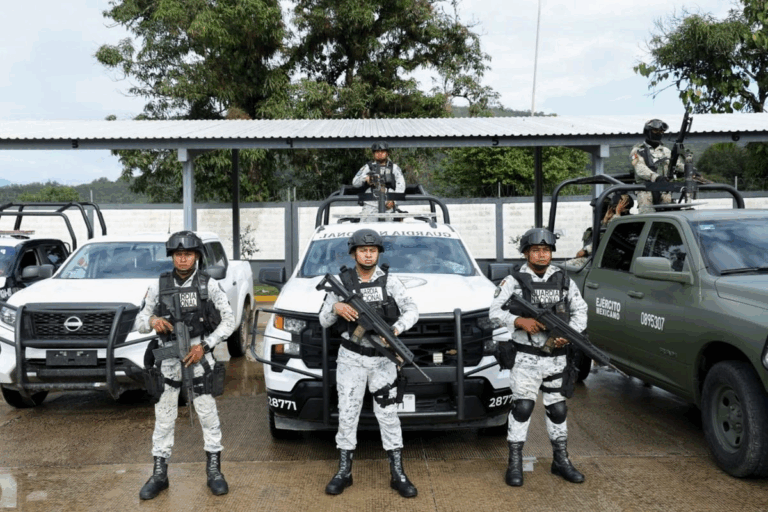 La institución especificó que producto de la intervención aseguraron 13 armas de fuego, las cuales no tienen permiso para su portación. Entre estas hay escopetas y armas cortas, así como 10 cuchillos y puñales, así como radios portátiles “a los cuales no deberían tener acceso”, señaló.