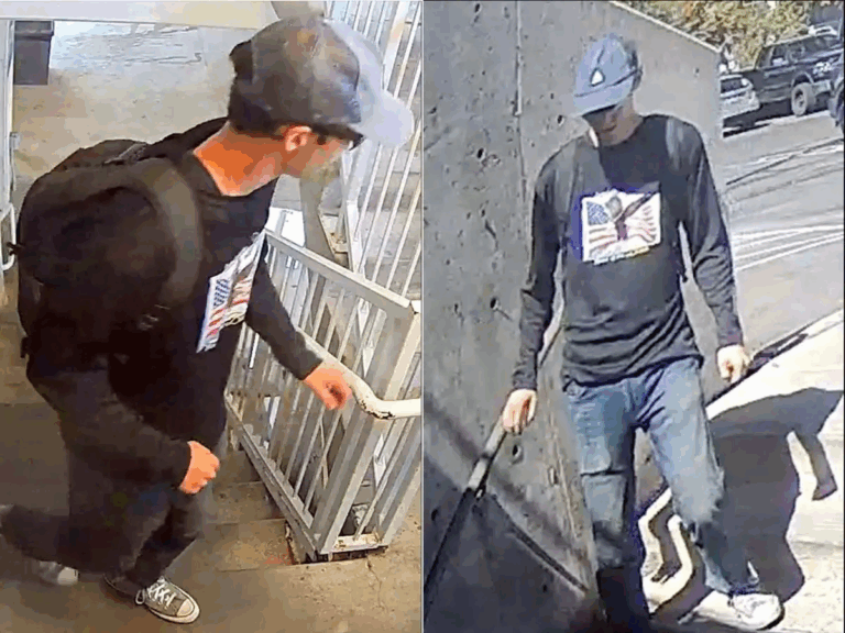 Fotos de una persona de interés en la investigación del tiroteo fatal de Charlie Kirk ocurrido el 10 de septiembre de 2025 en la Universidad del Valle de Utah en Orem, Utah. Las autoridades dijeron que tienen imágenes de video del sospechoso y han recuperado un rifle de "alta potencia".