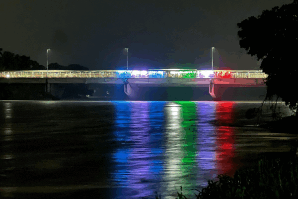 Puente fronterizo entre Guatemala y Chiapas.