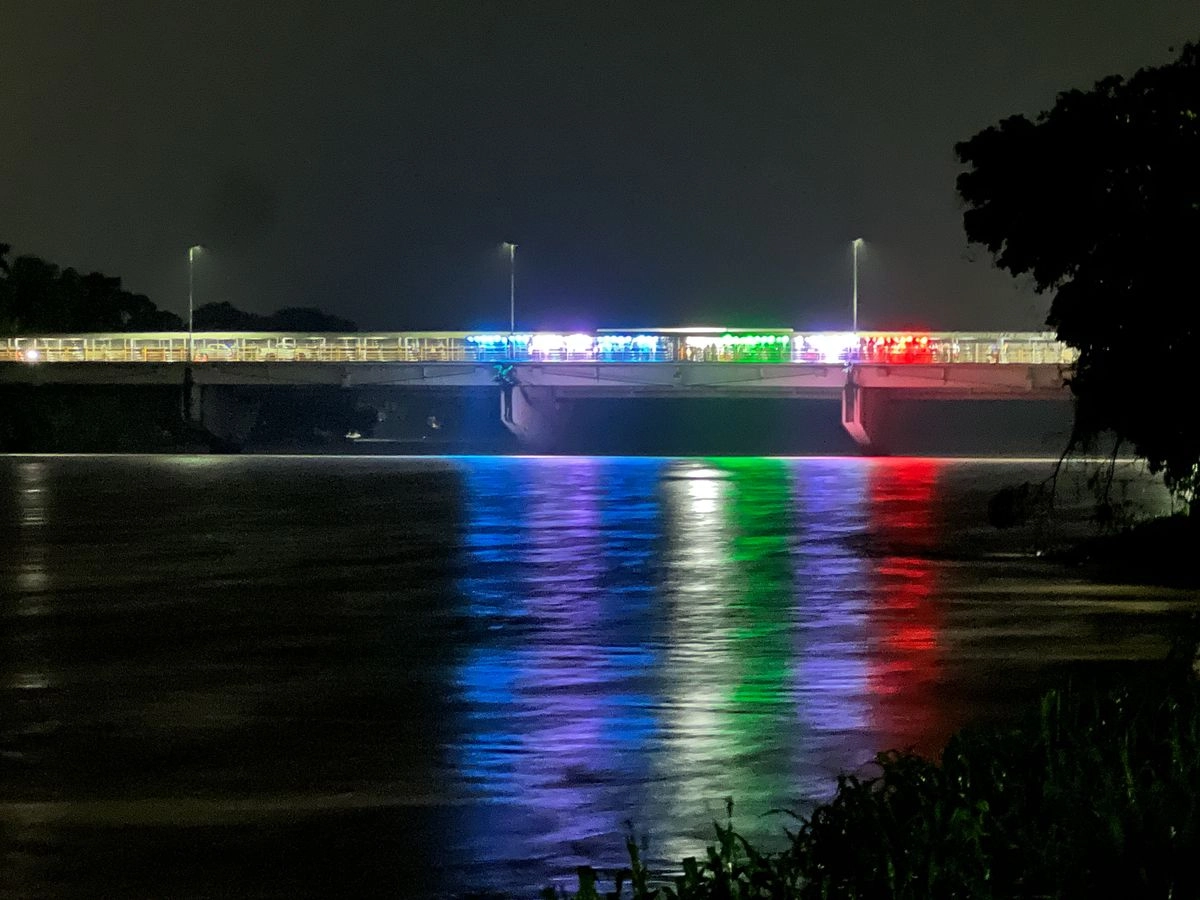 Puente fronterizo entre Guatemala y Chiapas.