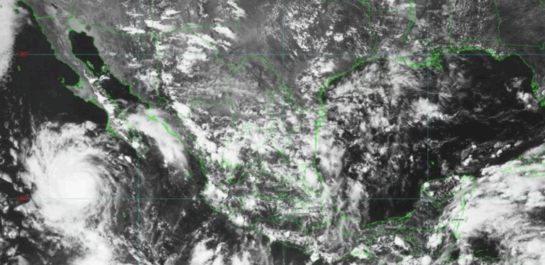 Trayectoria de la tormenta tropical 'Mario'.
