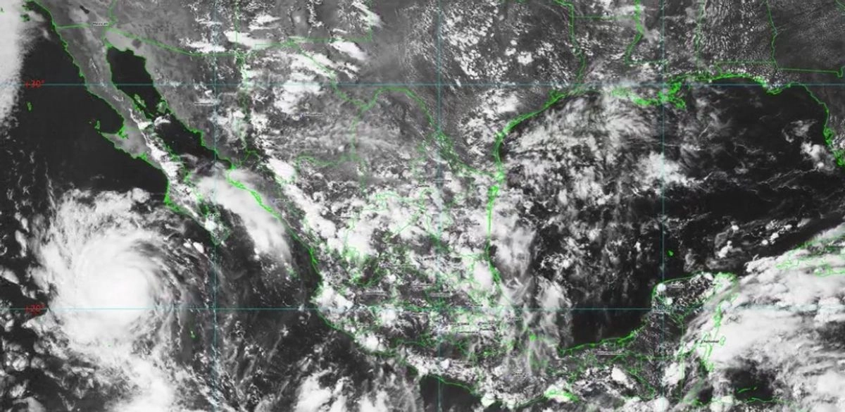 Trayectoria de la tormenta tropical 'Mario'.