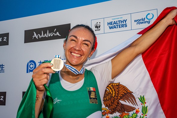 La mexicana de 31 años, con tres participaciones olímpicas, se quedó a pocos segundos de la estadunidense Michelle Sechser (oro) y la china Dandan Pan (plata).