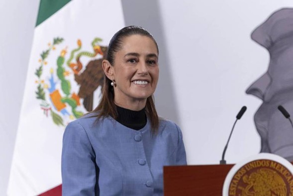 La Presidenta Claudia Sheinbaum Pardo.