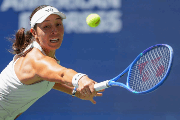 ssica Pegula se impuso a Barbora Krejcíková en 86 minutos por un doble 6-3 en el primer juego de cuartos de final en Flushing Meadows, el 2 de septiembre de 2025.