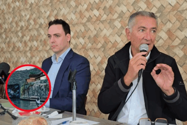 Vecinos de El Santuario en Valle de Bravo denuncian abusos de empresario Michel Domit.